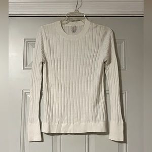 A New Day - cream - L/S ribbed sweater - medium